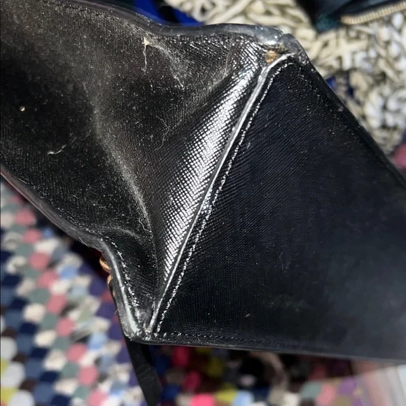 Henry Bendel -  Black Leather laptop Tote - Picture 14 of 15